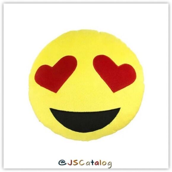 HEART EYE PLUSH 12" Inch/30cm Large Pillows - Picture 1 of 3